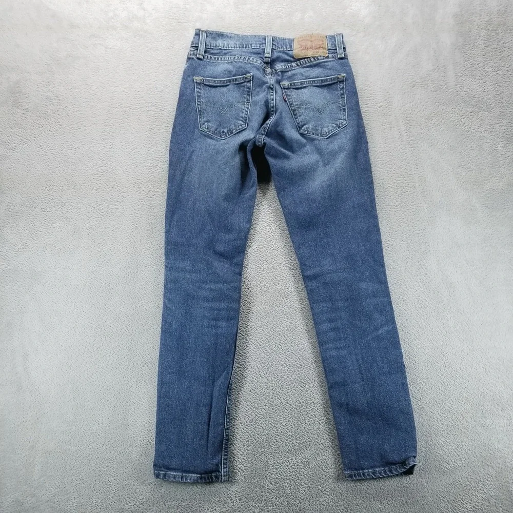 Levis 511‎ Jeans Mens 29x30 Blue Slim Straight Low Rise Medium Wash Stretch